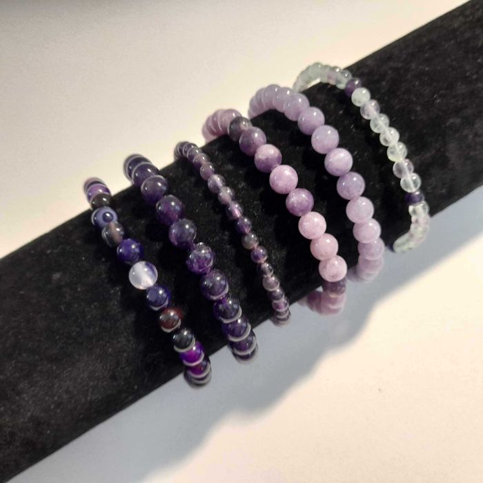 Pulseiras de pedras semipreciosas