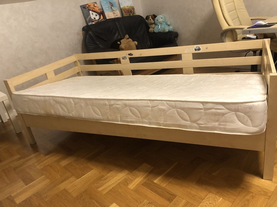 Ліжко + Матрас 2 на 0.8