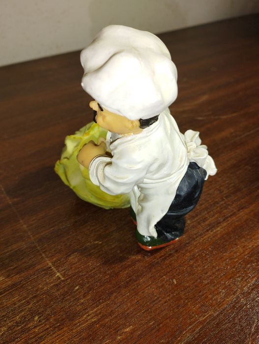 Chefe suporte de guardanapos porcelana