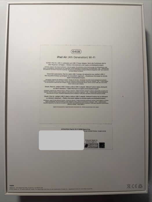 Apple iPad Air 4 genetacja 64 GB