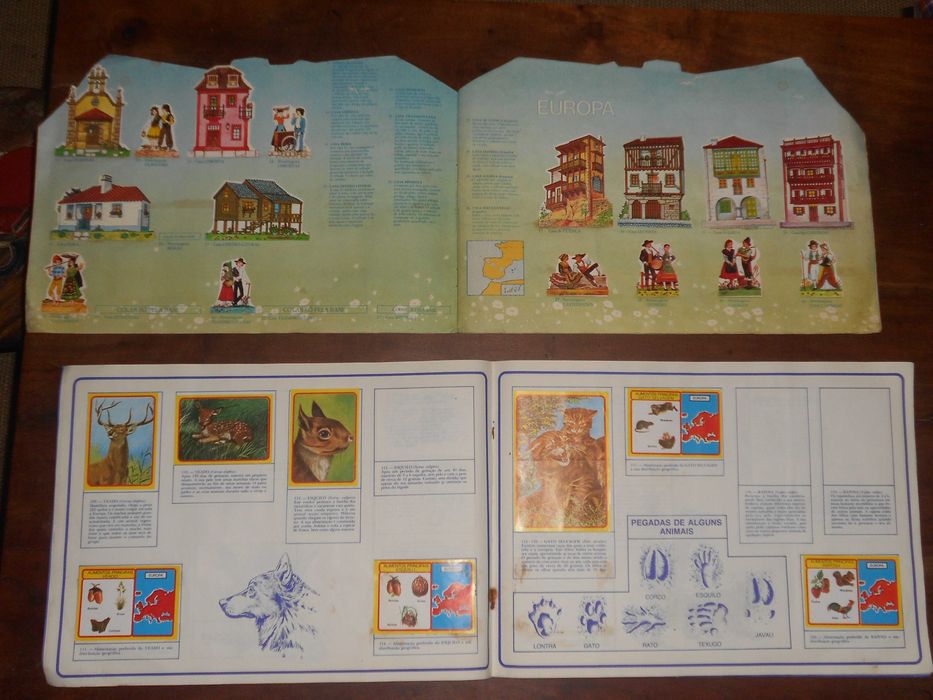 Diversas cadernetas cromos muito antigas - 10 diferentes