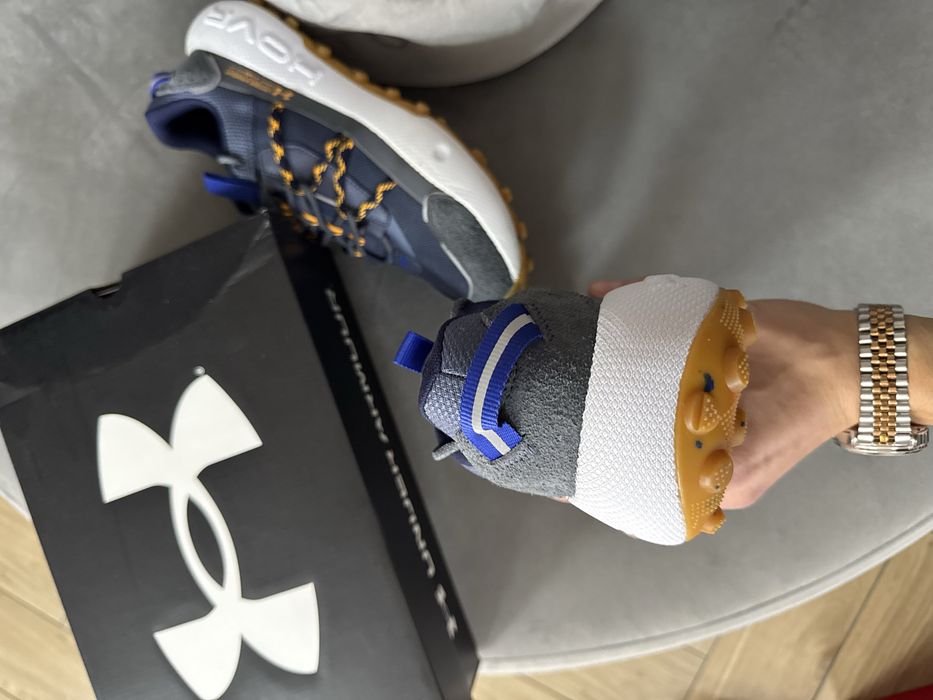 Under Armour Nowe Sneakersy Męskie Fat Tire Granatowe Sportowe 44