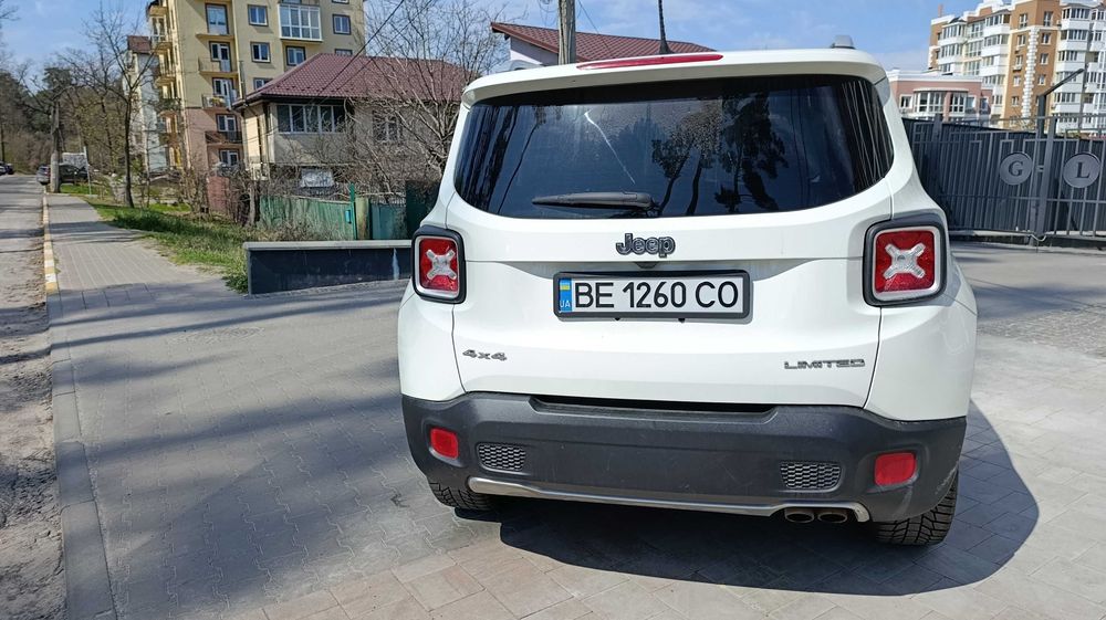 Jeep Renegade Limited 2015 | 2.4L AWD | 162 тис. км | В одних руках з 2020 року | Максимальна комплектація