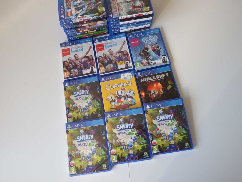 GRY PS4 / PS5 GOSTYNIN Minecraft LEGO inne masa tytułów
