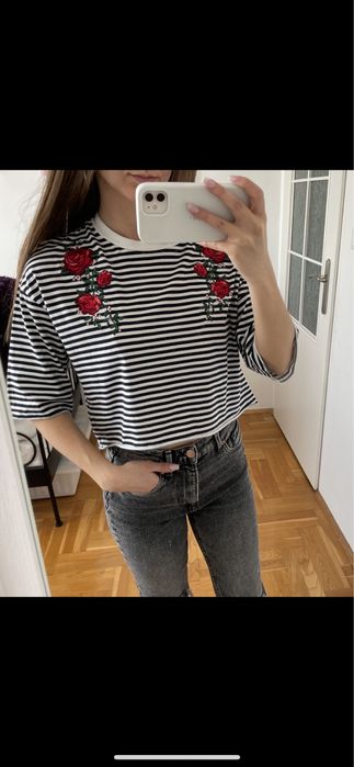 Bluzka w paski rozmiar S