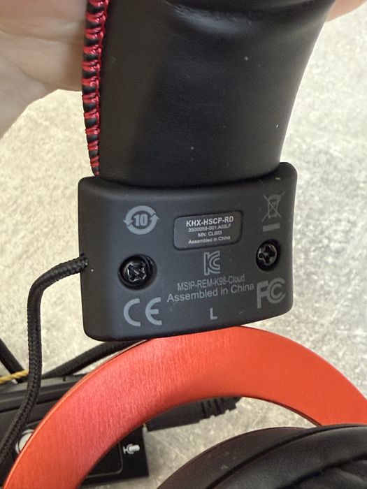 Ігрові навушники HyperX Cloud II Black/Red  Ігрові навушники HyperX Cloud II Black/Red (KHX-HSCP-RD/4P5M0AA) новые