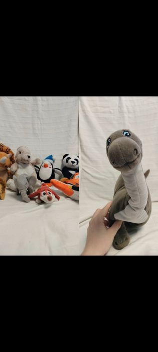 Conjunto de 28 peluches variados