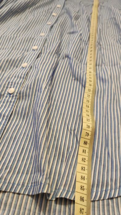 H&M Bluzka tunika w paski niebieskie roz 40