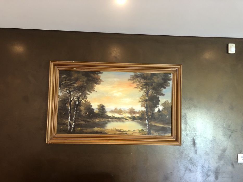 Quadro pintado a óleo
