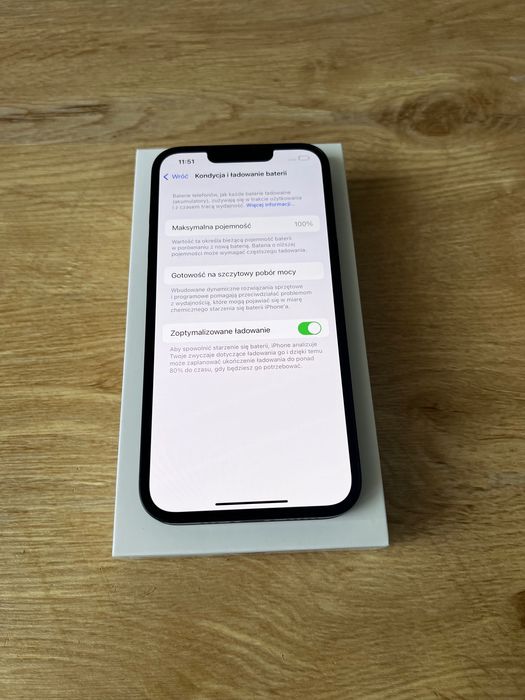 iPhone 13 Czarny 128GB bateria 100%