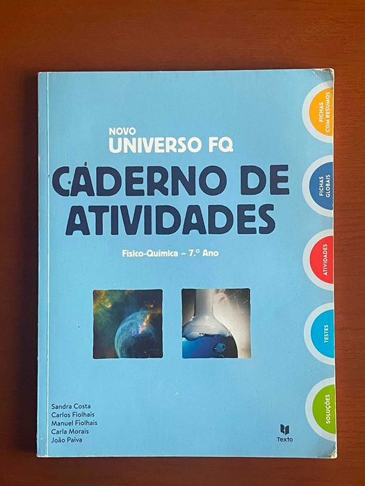Cadernos de atividades 7º ano - várias disciplinas