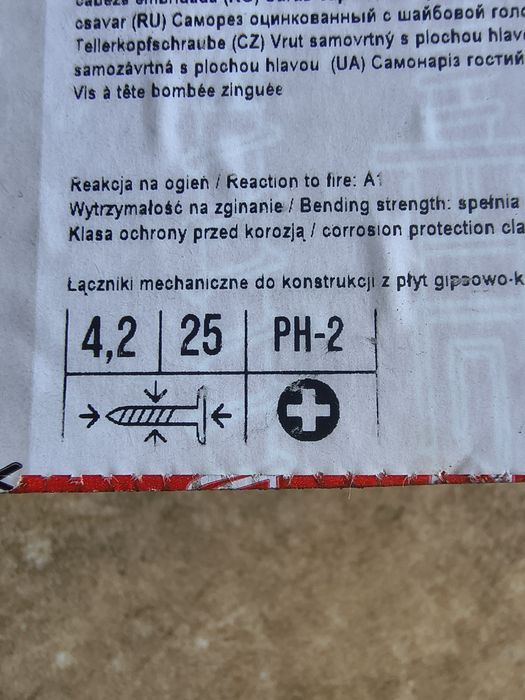 Wkręty samogwintujące 4,2 x 25 mm