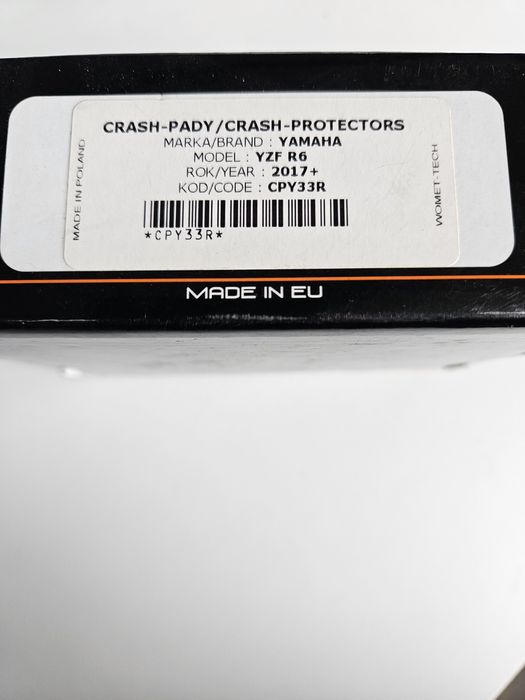 Crash pady, yamaha r6