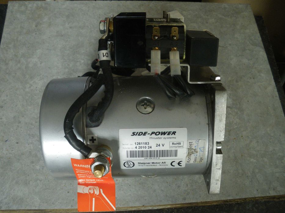 Nowy Sleipner motor 24V, do steru strumieniowego