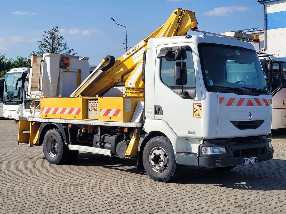 Renault MIDLUM 180 DCI / SPROWADZONA Z FRANCJI/ ZWYŻKA/ PODNOŚNIK KOSZOWY / 16 METRÓW