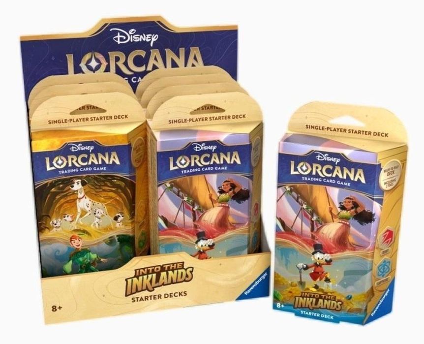 Disney Lorcana (Set03) starter deck set box (8set) Ravensburger pudeł