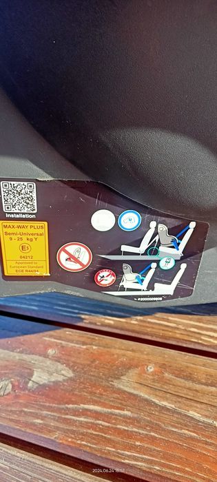 Fotelik Britax Römer Max Way Plus 9-25 kg