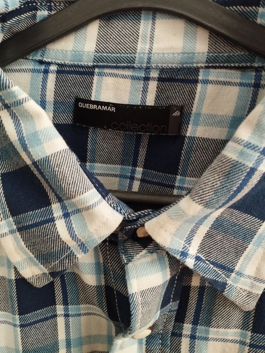 Camisa xadrez azul Quebramar (L)