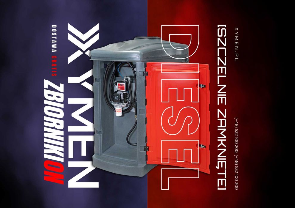 Zbiornik na paliwo ropę ON AdBlue olej napędowy dwupłaszczowy DOSTAWA