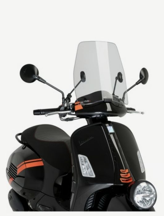 Parabrisas Puig para Vespa GTV completo e em estado de novo