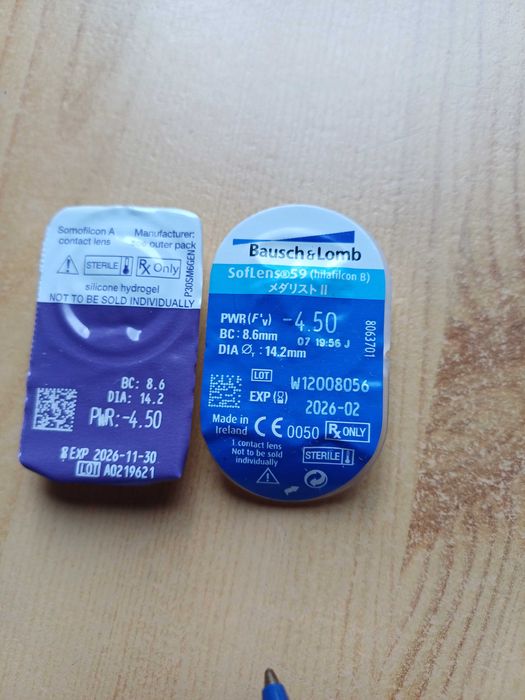 Soczewki Miesięczne Clariti Elite - Moc 4,5 Oryginalne  - Okazja !