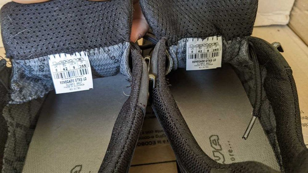 Оригінальні кросівки Lowa Renegade GTX з мембраною GORE-TEX, розмір 42
