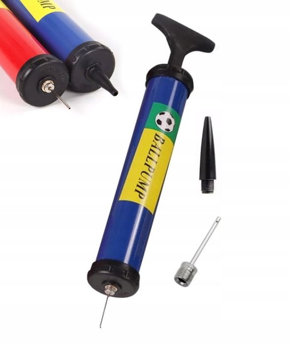 pompka ręczna do piłki 2 końcówki 29cm różne piłki