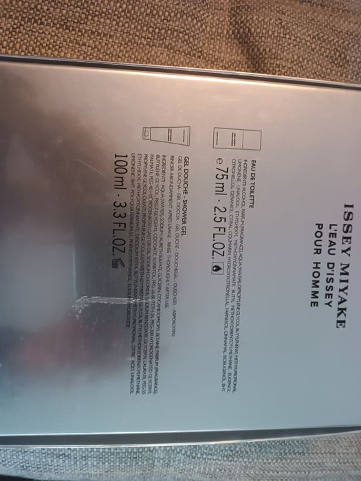 Conjunto Issey Miyake pour homme