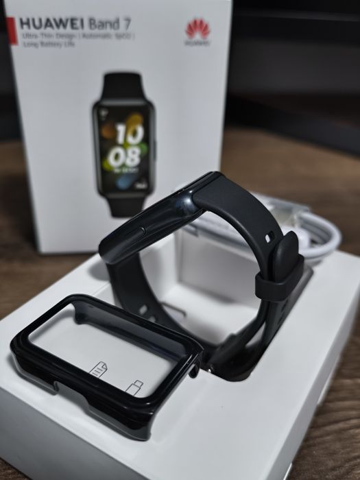 Smartwatch Huawei Band 7 nowe szkło etui + nowy pasek