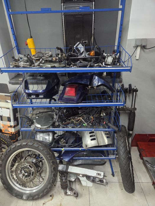 Części Kawasaki kle 500   koła gaźniki  lagi amortyzator plastiki