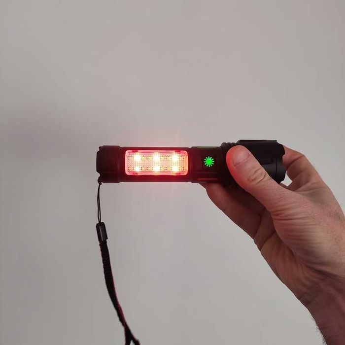 Lanterna Led multifuncional recarregável de alta potência Sanda