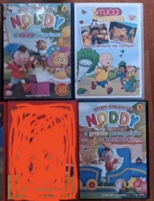 Lote 3 DVD Noddy e Ruca