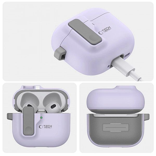 Tech-Protect Slim Hook Apple Airpods 4 Lavender