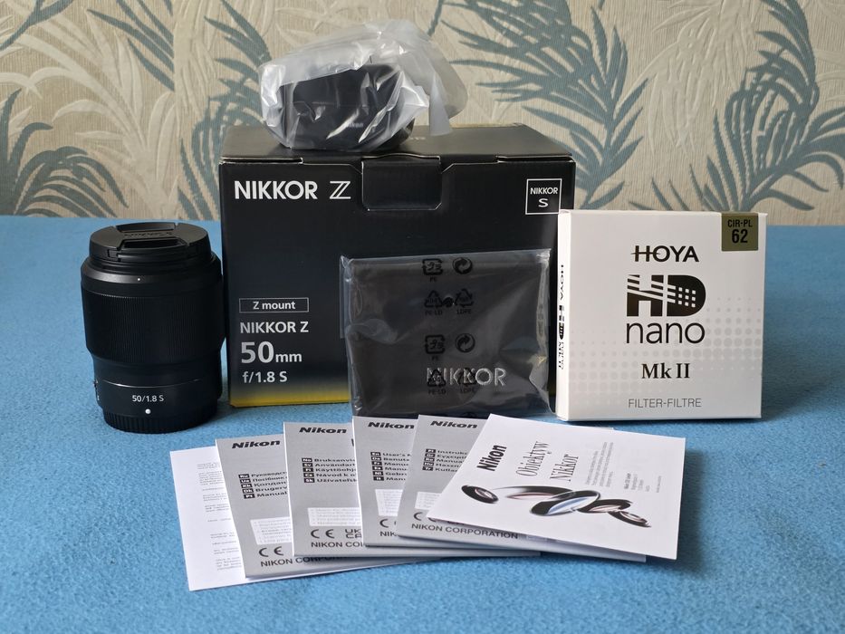 Nikkor Z 50mm f/1.8 S + filtr polaryzacyjny Hoya HD Nano MkII