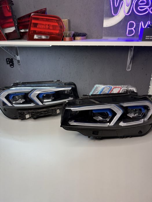 Комплект фари BMW G20 full Led Lci Lazer лед г20 бмв фары laser г20