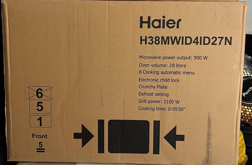 Micro-ondas com Grill Encastrável Haier NOVO