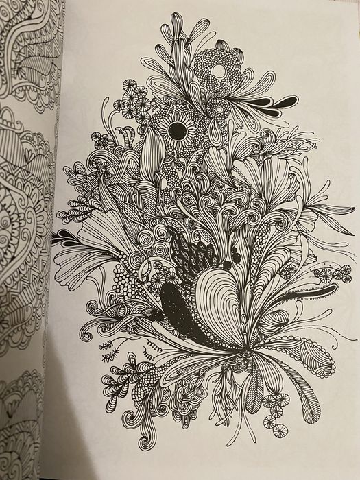Livro Anti-Stress para Colorir – “Padrões” (Novo, 128 páginas)