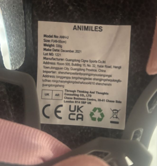 Kask dla dzieci jednorożec 49-55 cm