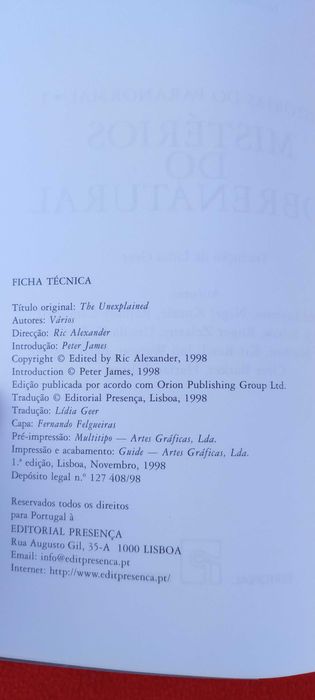 Misterios do Sobrenatural