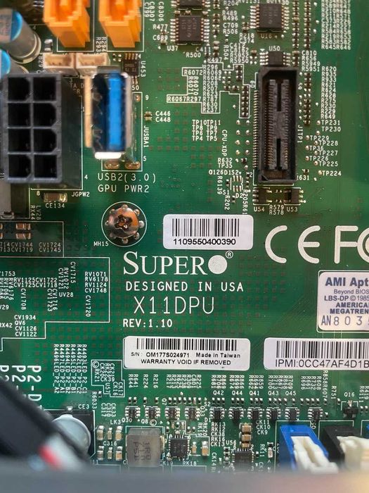 Сервер Supermicro CSE-829U 12х3,5 SAS3 4х NVME + X11DPU