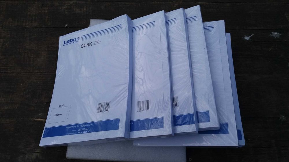 Koperty C4 NK białe 229x324mm 300 szt. (6x50szt.)