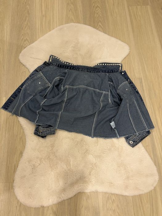 Jaqueta Jeans com Perólas
