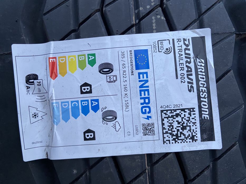 Opony nowe 385/65 R22.5 Bridgestone Duravis