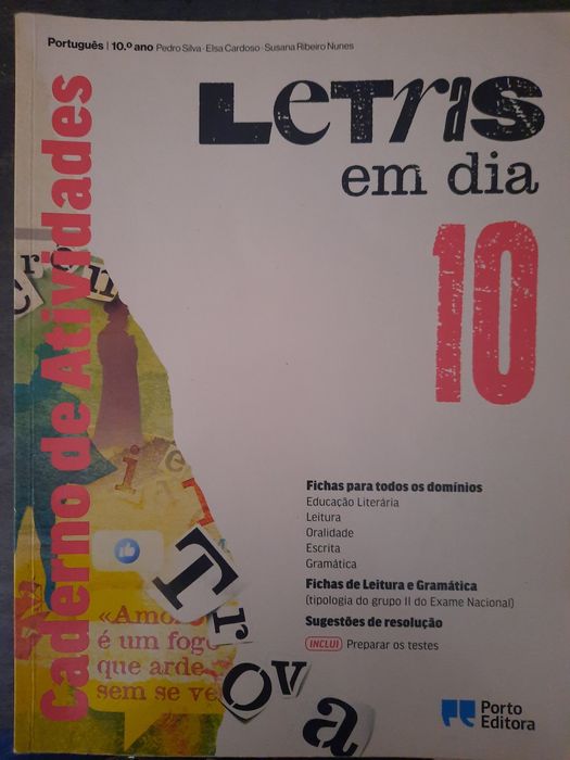 Vendo vários  cadernos de atividades 10 ano