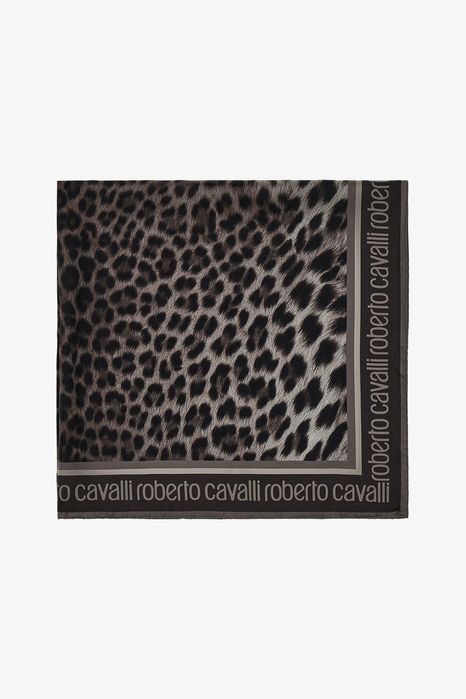 Lenço seda Roberto Cavalli Novo com etiqueta