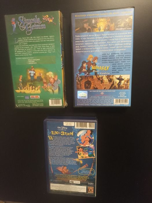 Bajki kasety vhs video