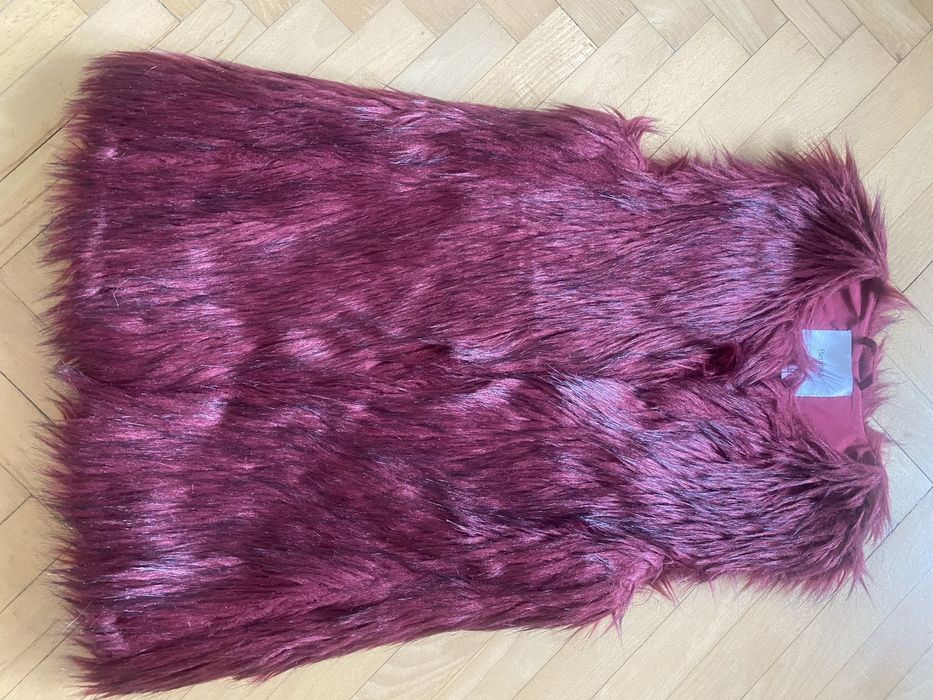 Kamizelka Bershka bordowa XS