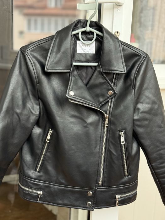 Кожаная куртка ZARA