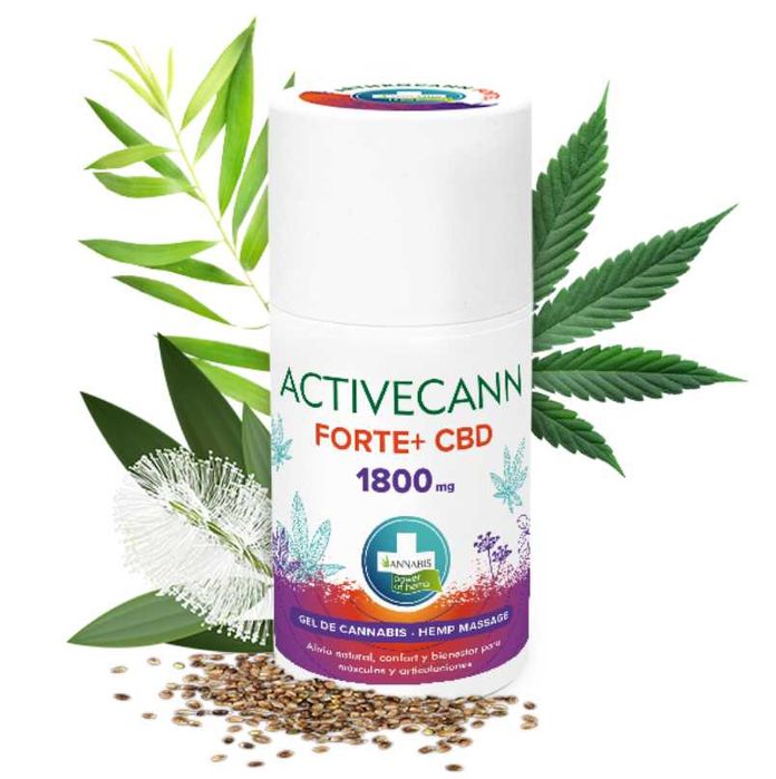 Annabis Activecann Forte+ 1800mg CBD Żel Srebro koloidalne Żywokost
