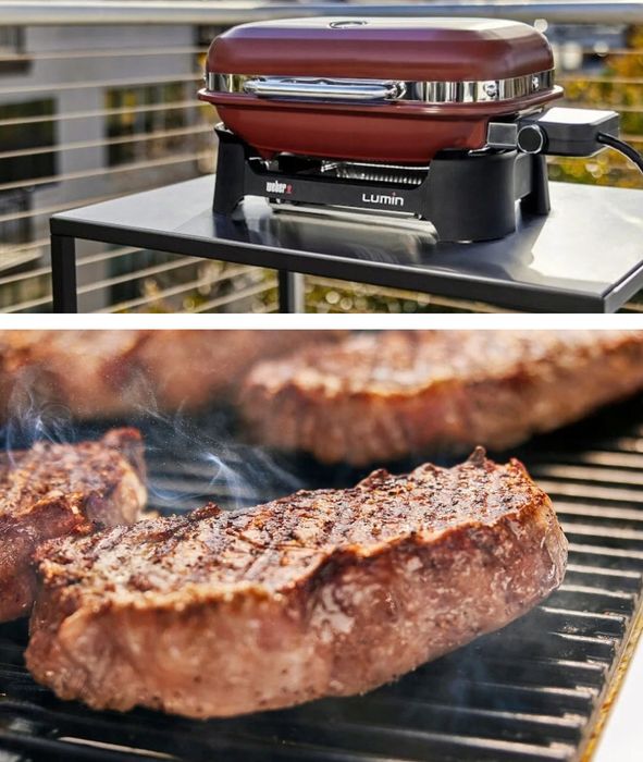 Grill kontaktowy Weber Lumin Compact Nowy